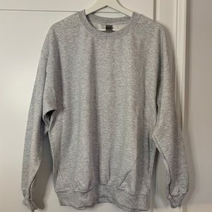 Grey crew neck